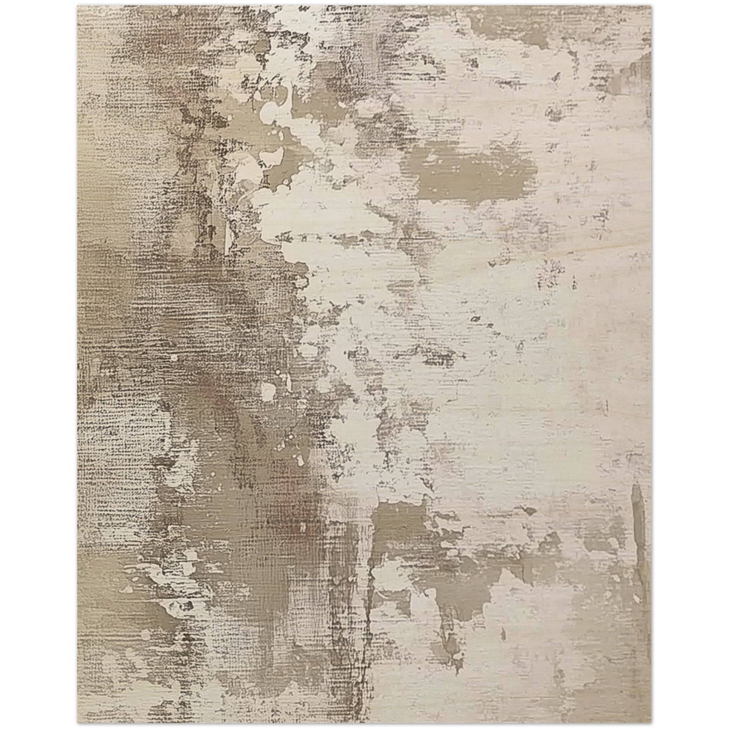 Whispered Relics wooden wall art detail showing texture