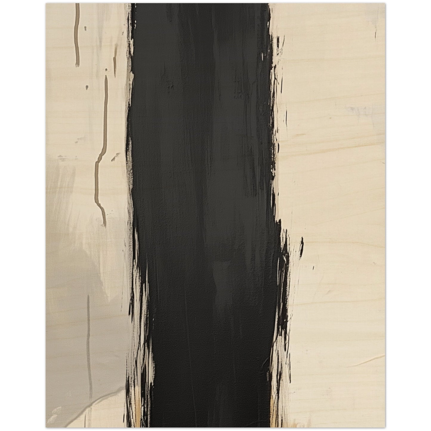 Midnight Divide wooden wall art detail showing texture