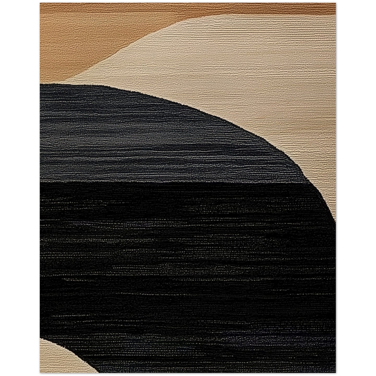 Sunset Waves wooden wall art detail showing texture