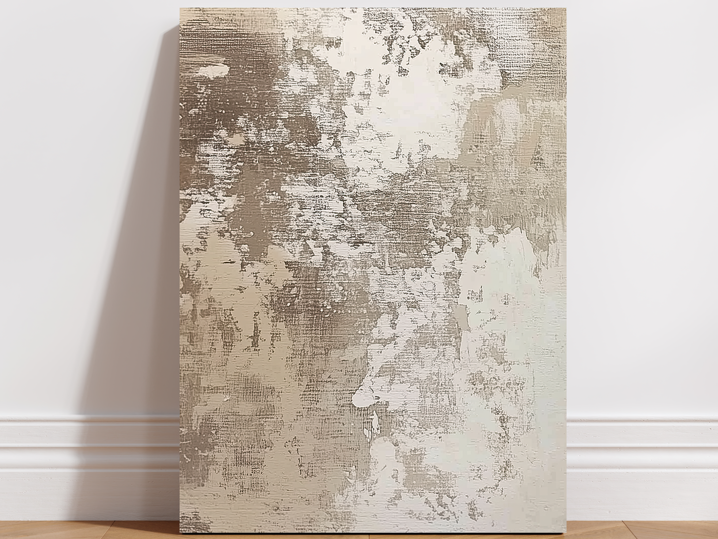 Wabi-Sabi Essence wooden wall art detail showing texture