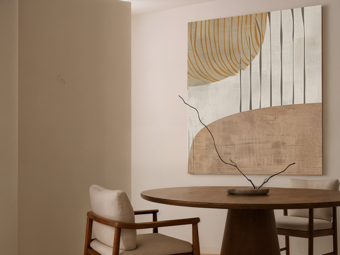 Harvest Flow wooden wall art additional product photo