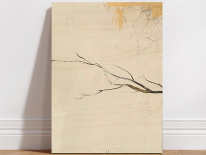 Quiet Branches Wooden Wall Art