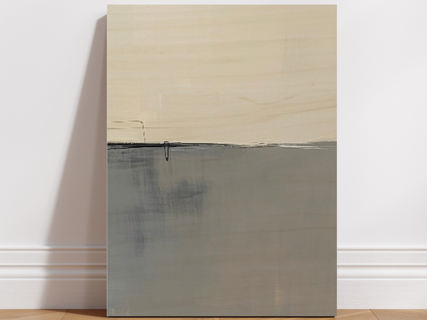 Muted Reflection Wooden Wall Art