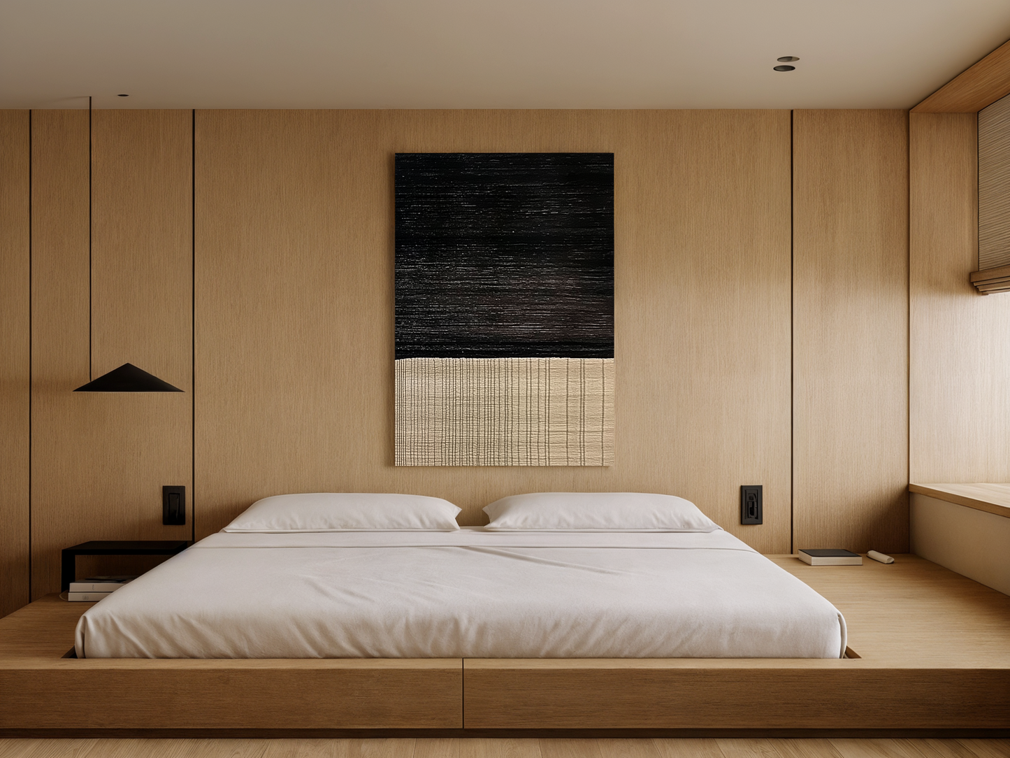 Midnight Horizon Wood Wall Art