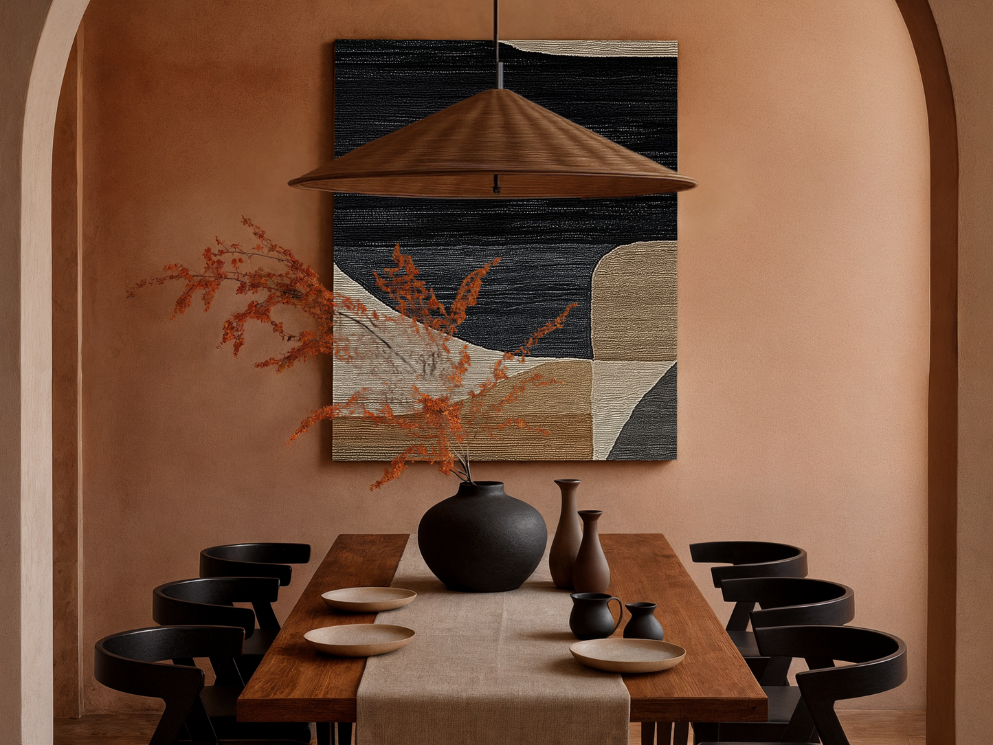 Desert Silhouettes Wood Wall Art