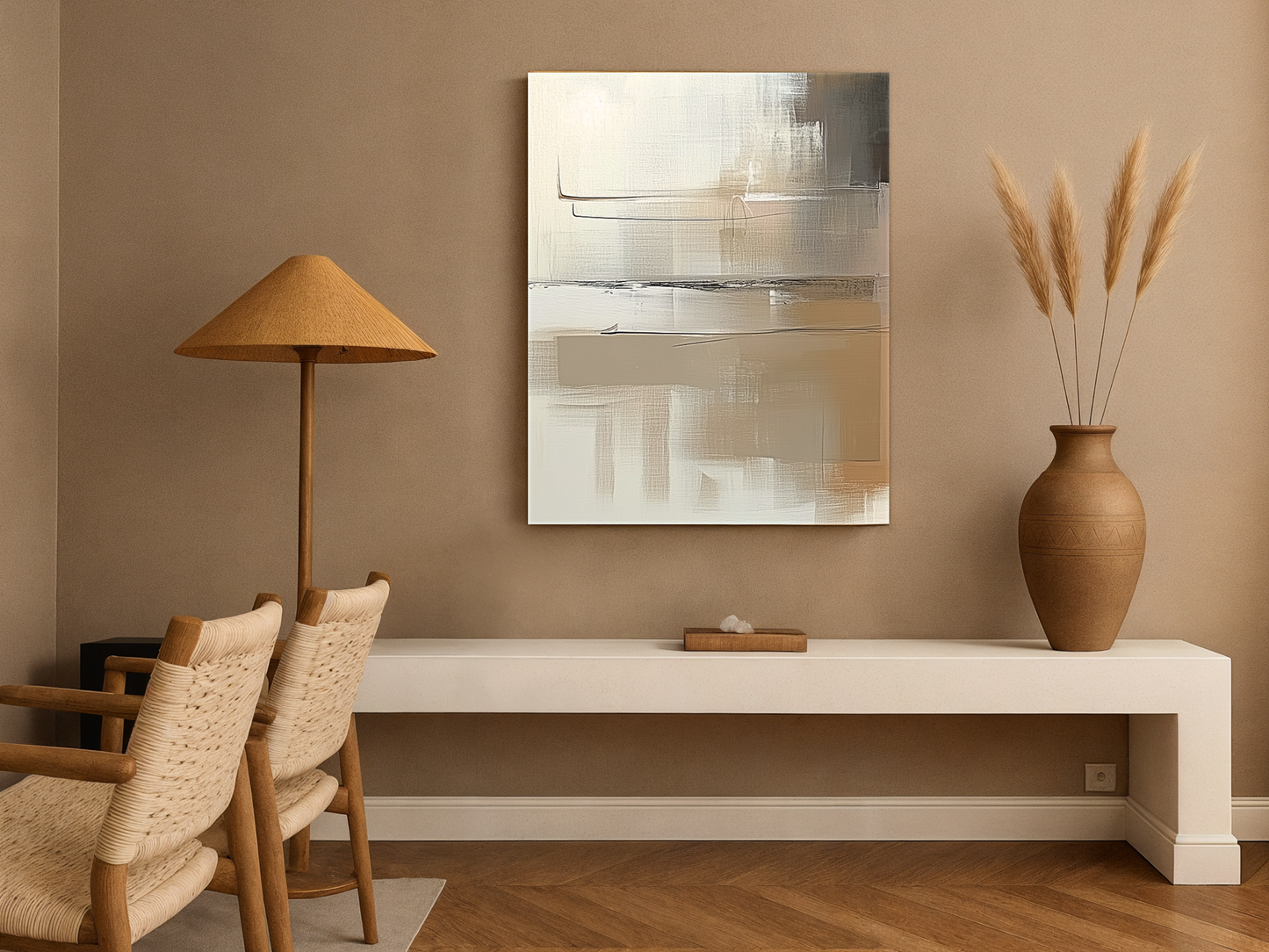 Misted Calm Wooden Wall Art