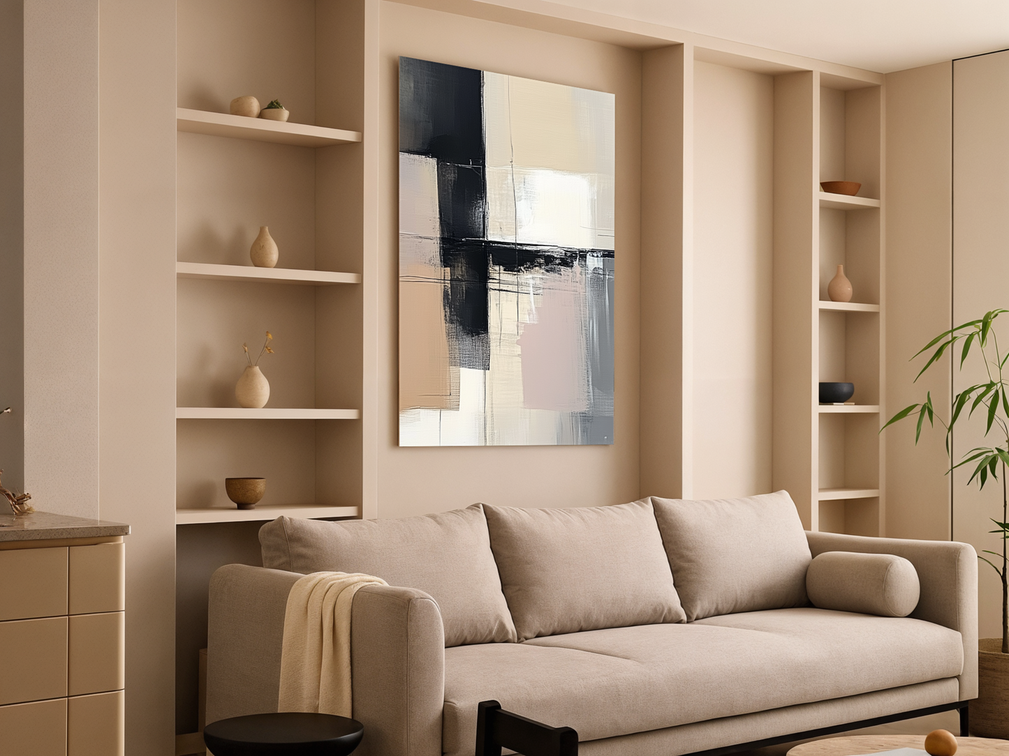 Abstract Balance Wooden Wall Art