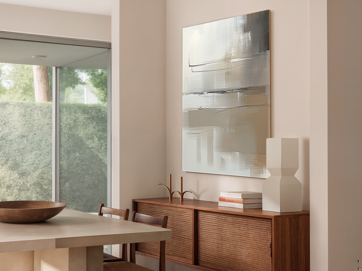 Misted Calm Wooden Wall Art