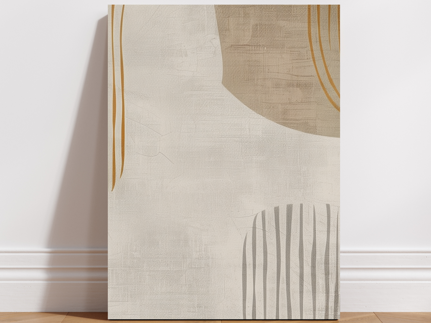 Serene Threads Wood Wall Art