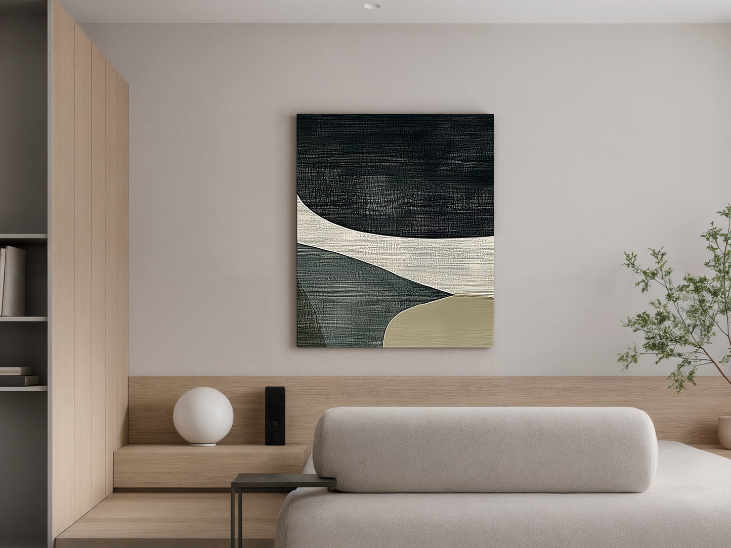 Tranquil Flow Wood Wall Art