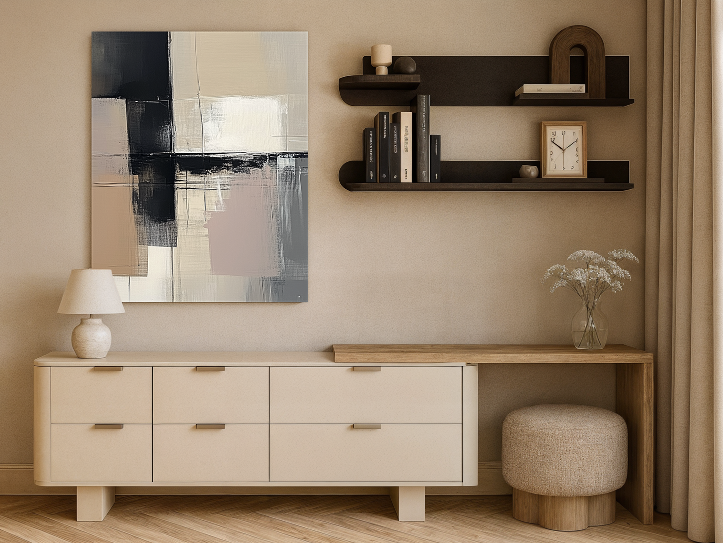 Abstract Balance Wooden Wall Art