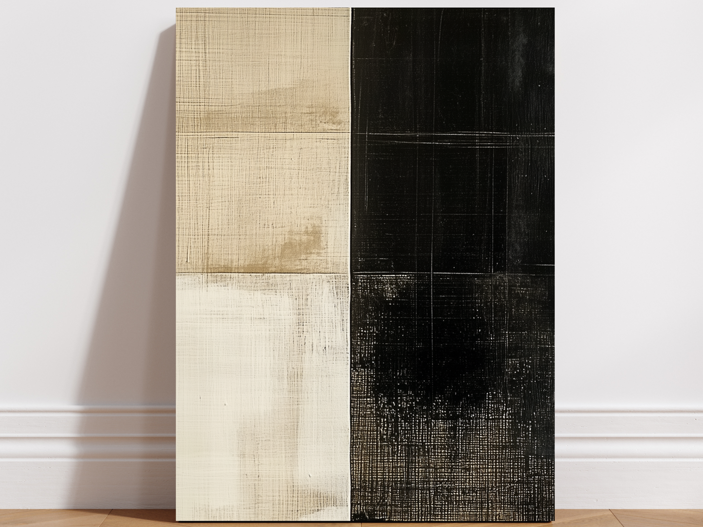 Monochrome Balance Wood Wall Art