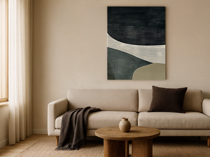 Tranquil Flow Wood Wall Art