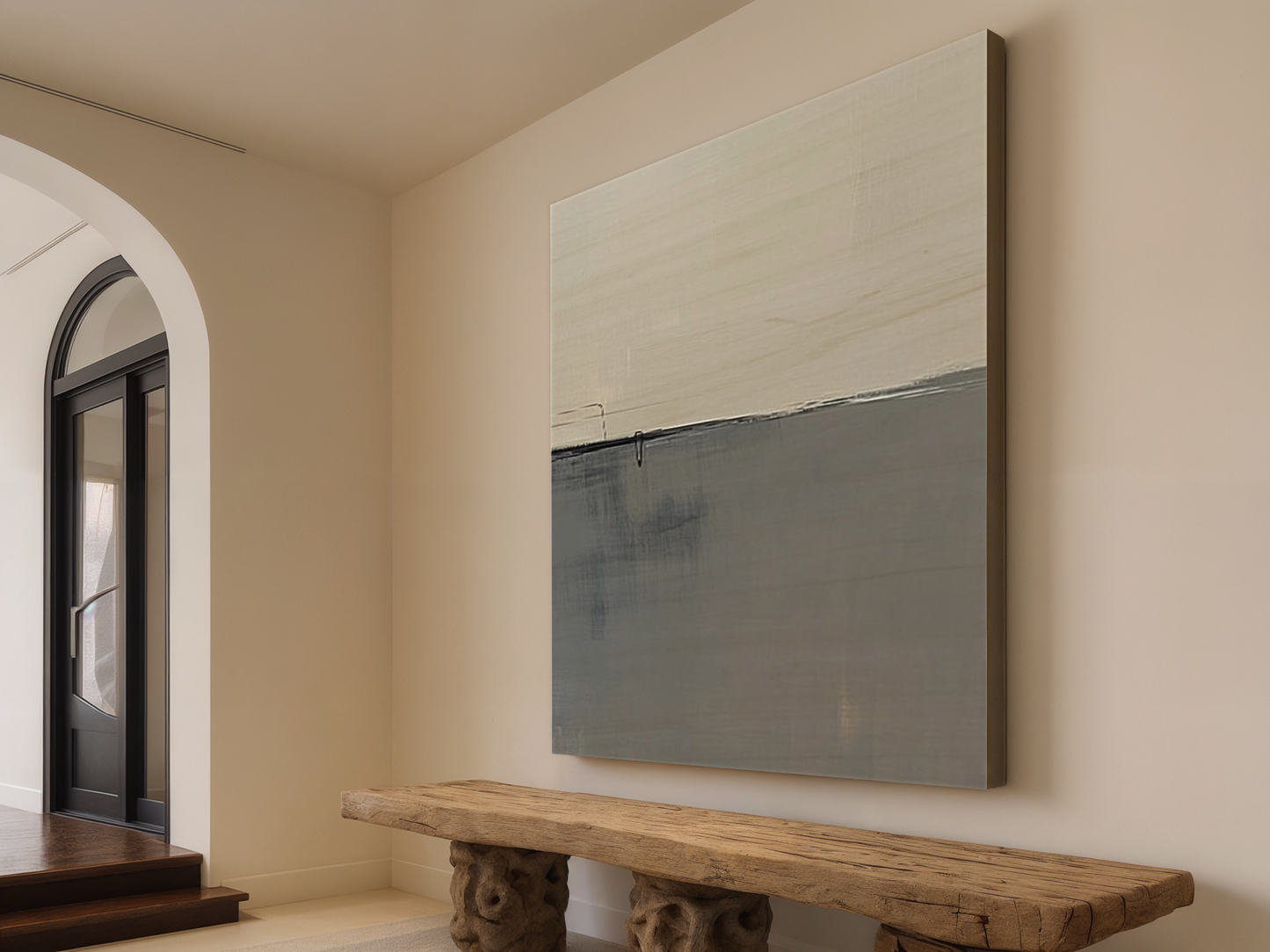 Muted Reflection Wooden Wall Art