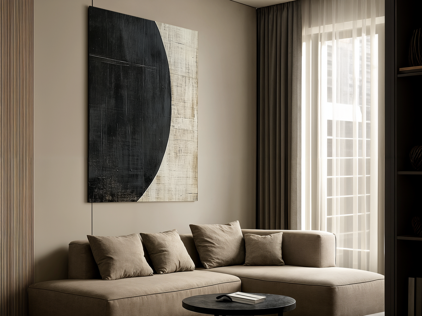 Eclipsed Edge Wood Wall Art