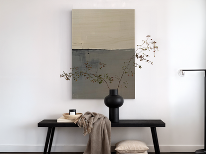 Muted Reflection Wooden Wall Art