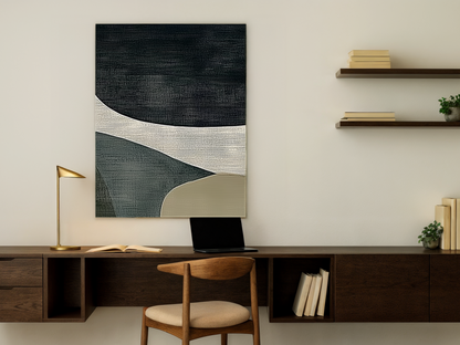 Tranquil Flow Wood Wall Art