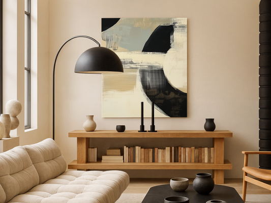 Intersecting Echoes Wooden Wall Art