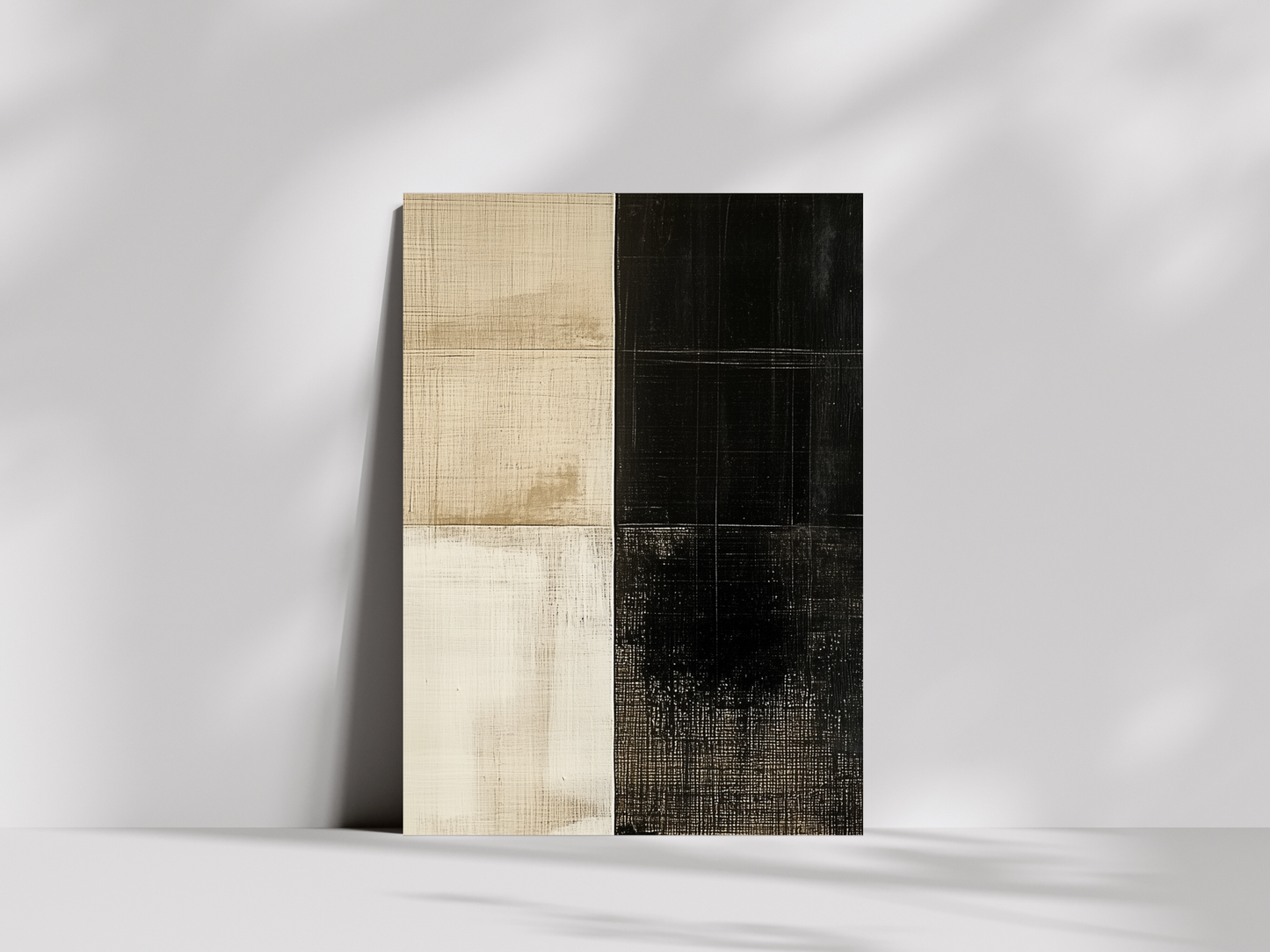 Monochrome Balance Wood Wall Art