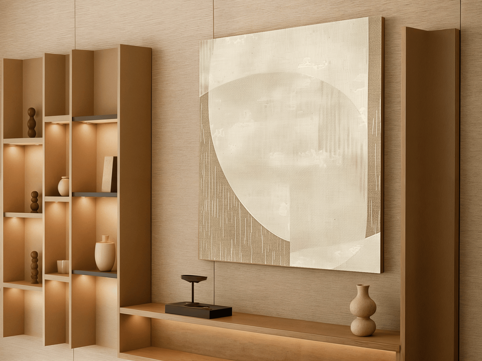 Desert Veil wooden wall art additional product photo