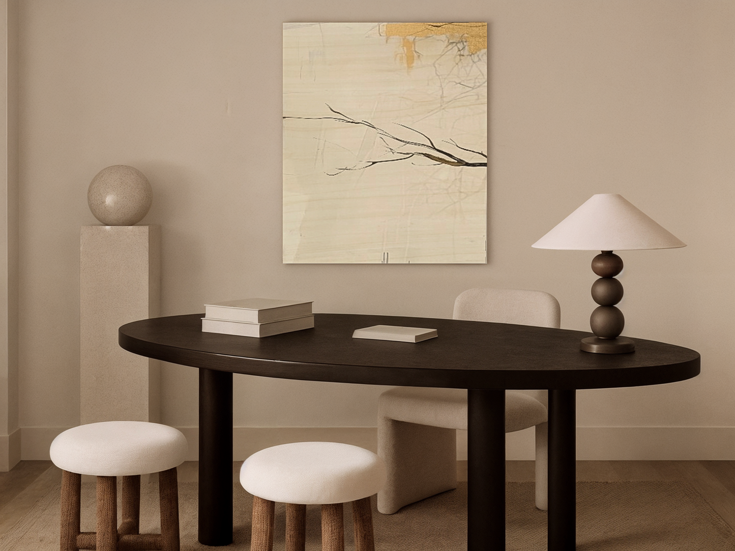 Quiet Branches Wooden Wall Art