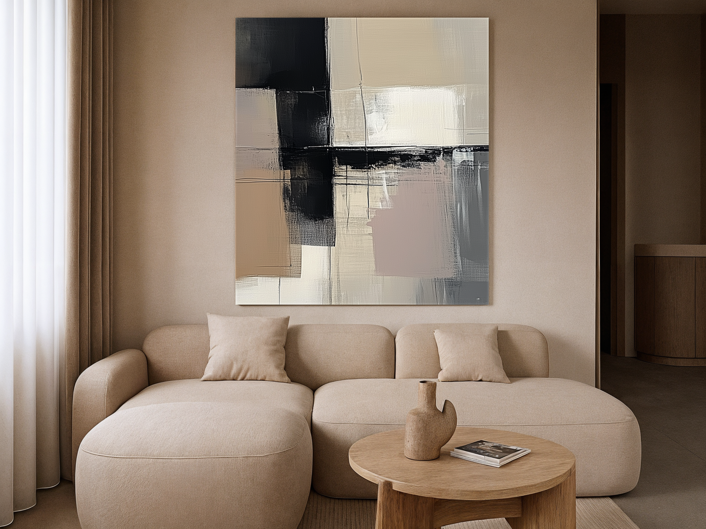 Abstract Balance Wooden Wall Art