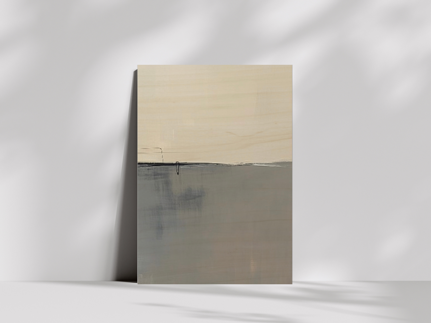 Muted Reflection Wooden Wall Art