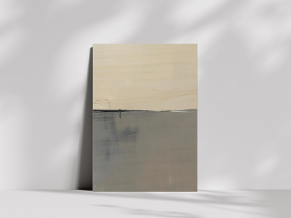 Muted Reflection Wooden Wall Art