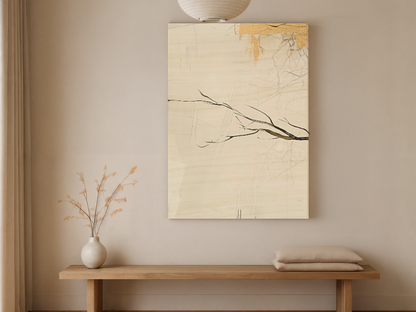 Quiet Branches Wooden Wall Art