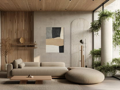 Elemental Harmony Wooden Wall Art