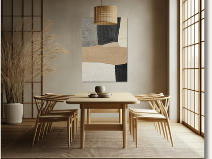 Elemental Harmony Wooden Wall Art