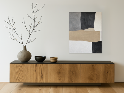 Elemental Harmony Wooden Wall Art