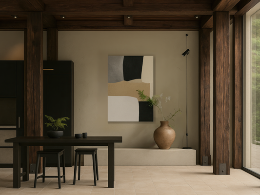 Elemental Harmony Wooden Wall Art