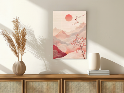Ethereal Bloom Wooden Wall Art