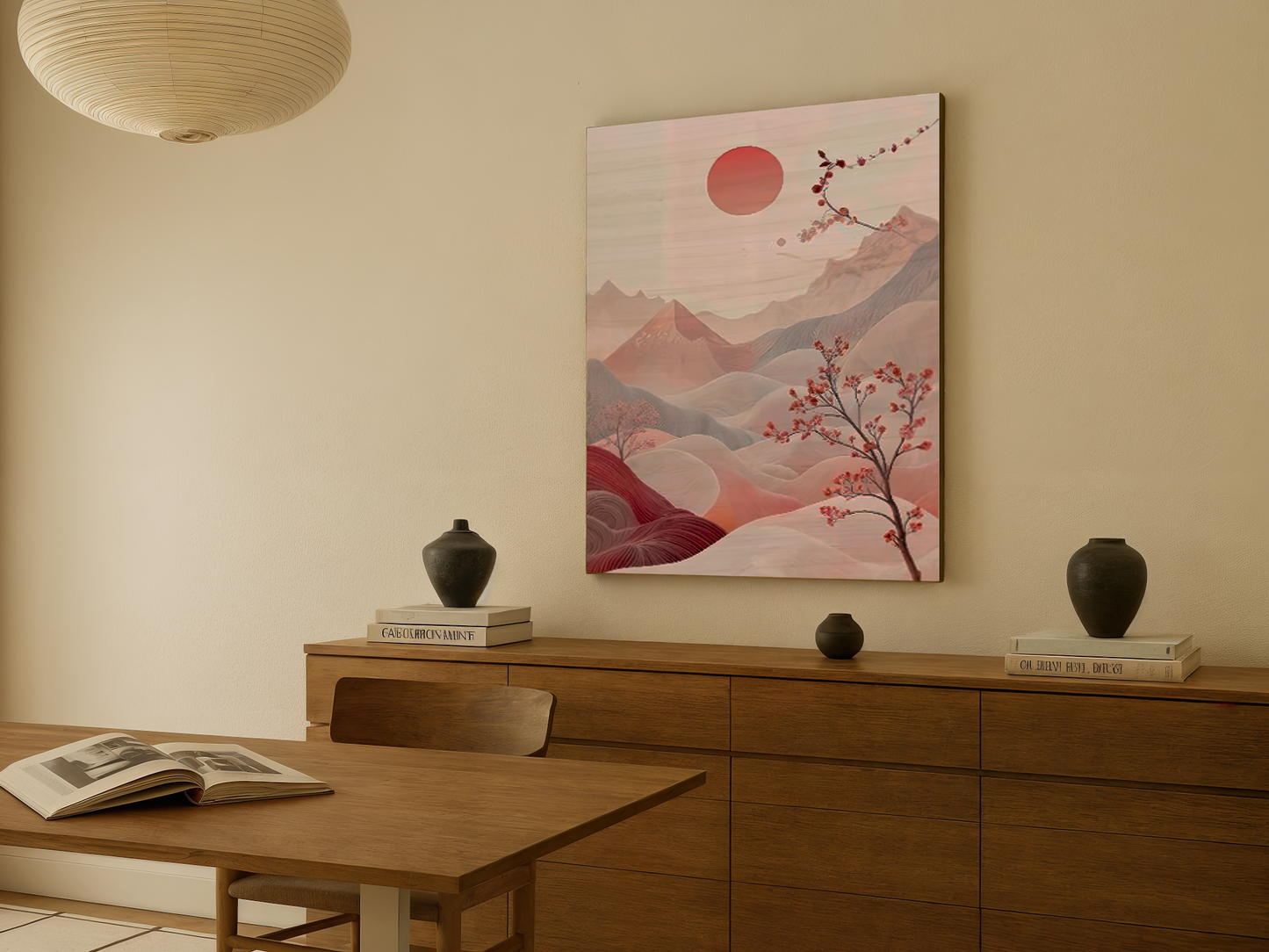 Ethereal Bloom Wooden Wall Art