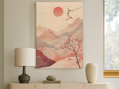 Ethereal Bloom Wooden Wall Art