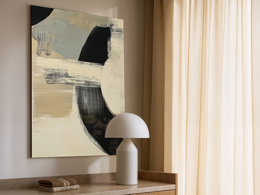 Intersecting Echoes Wooden Wall Art