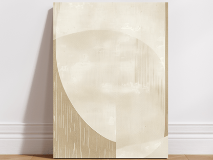 Close-up of Desert Veil wooden wall art showing desert texture detail