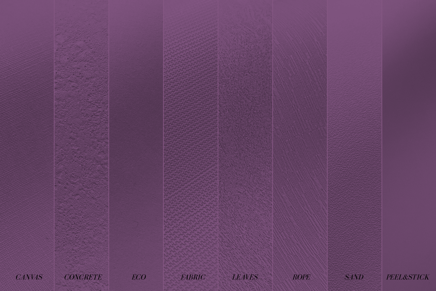 Kodaimurasaki Japandi quiet colour wallpaper styled in a bedroom setting