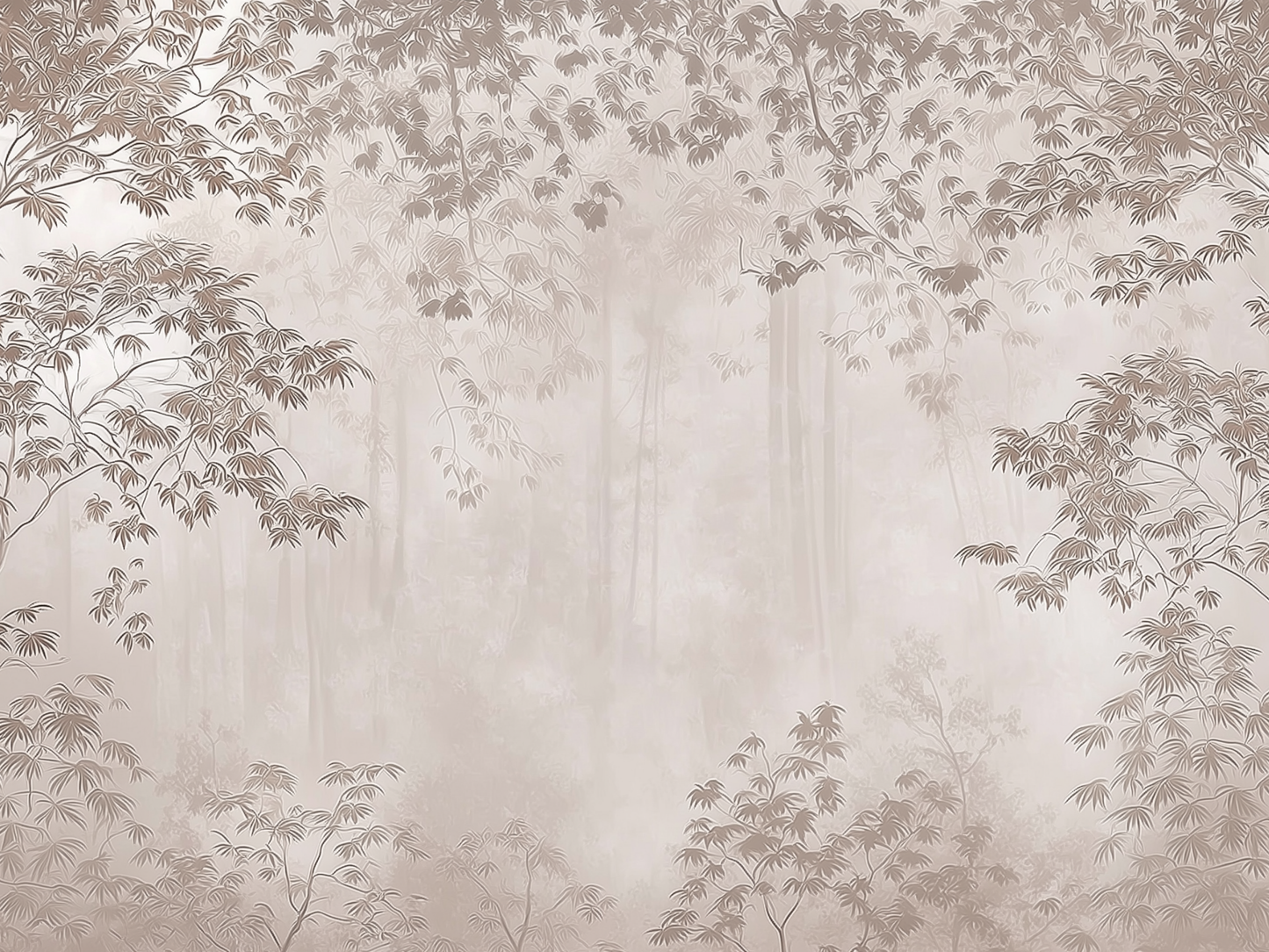 Konoha Mist wallpaper detail showing canvas finish texture
