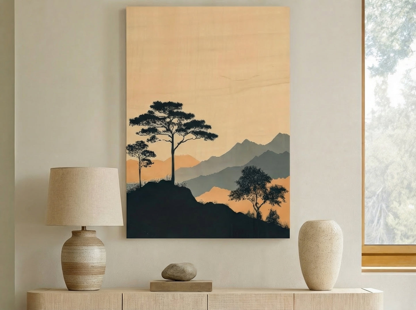 Matsu Horizon Wood Wall Art