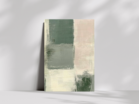 Midori Canvas Wood Wall Art