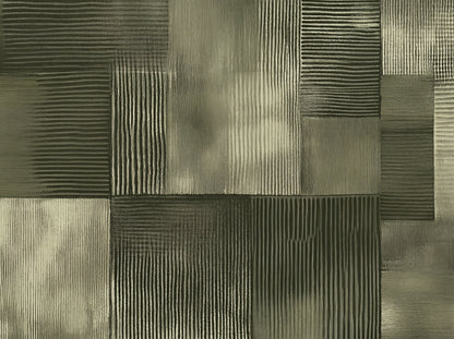 Mori Stripes wallpaper detail showing canvas finish texture