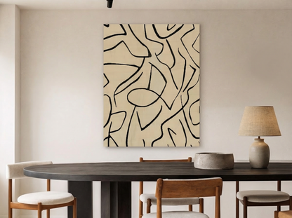 Nagare Lines Wood Wall Art