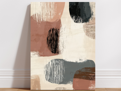 Saki Earth wooden wall art detail showing texture