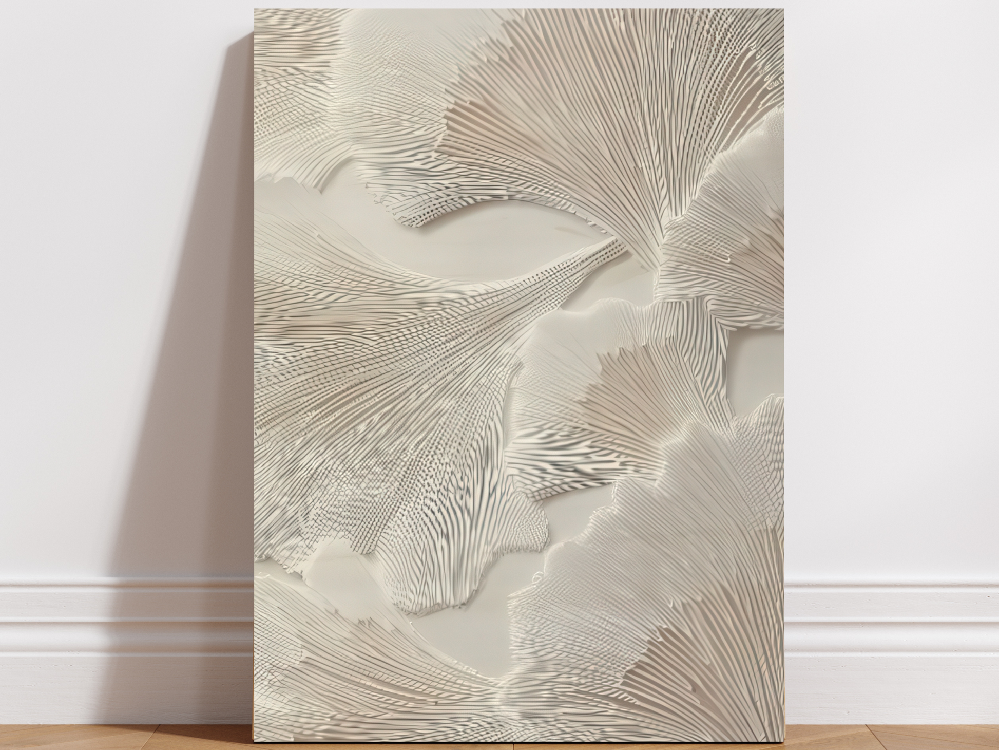 Seika Bloom wooden wall art detail showing texture