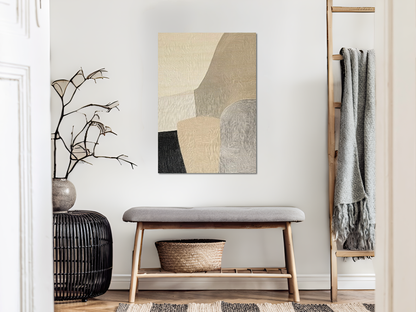 Soft Contours Wooden Wall Art