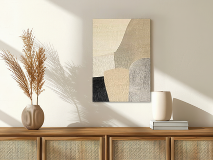 Soft Contours Wooden Wall Art