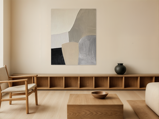 Soft Contours Wooden Wall Art
