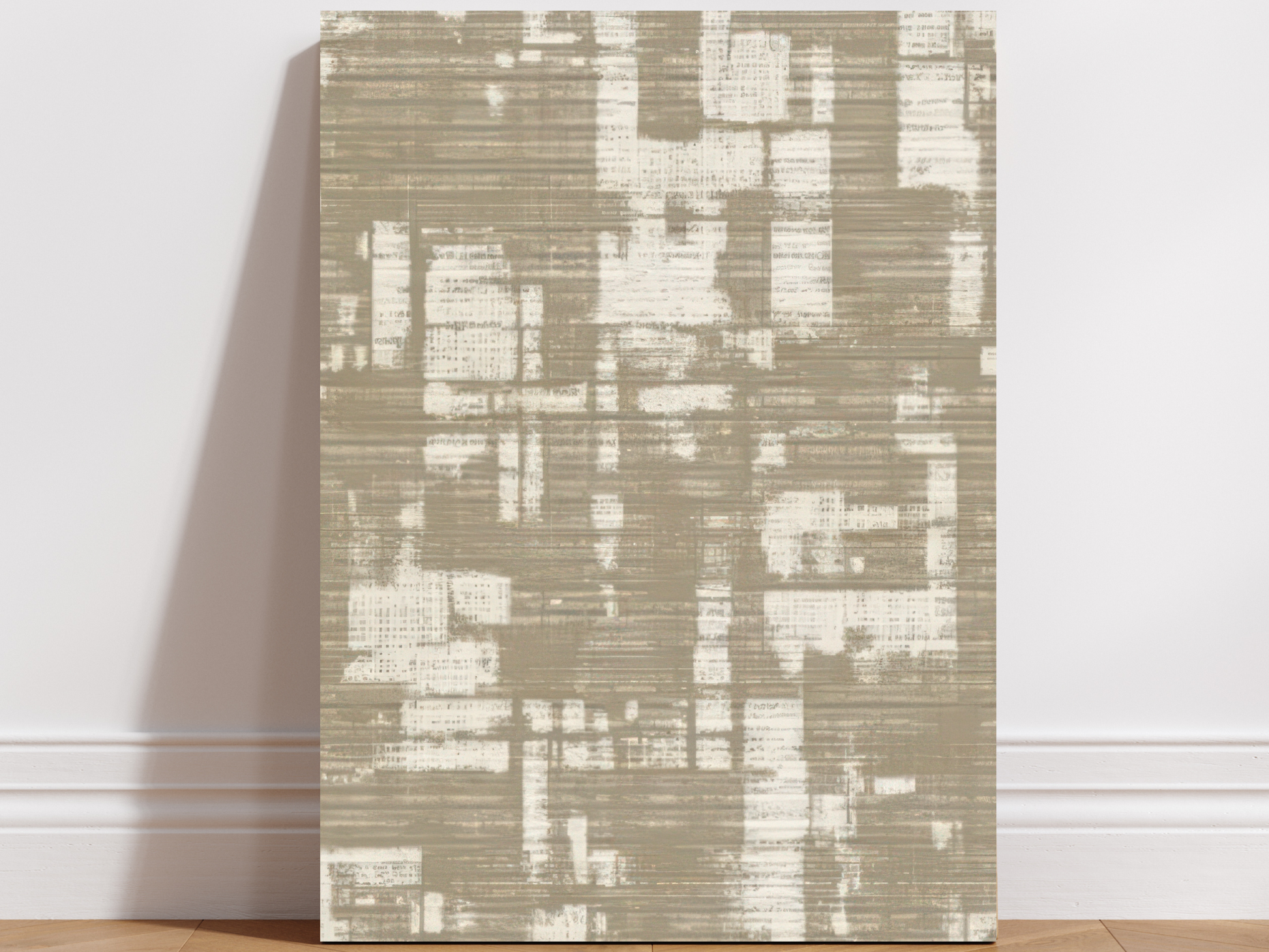 Toki Movement wooden wall art detail showing texture